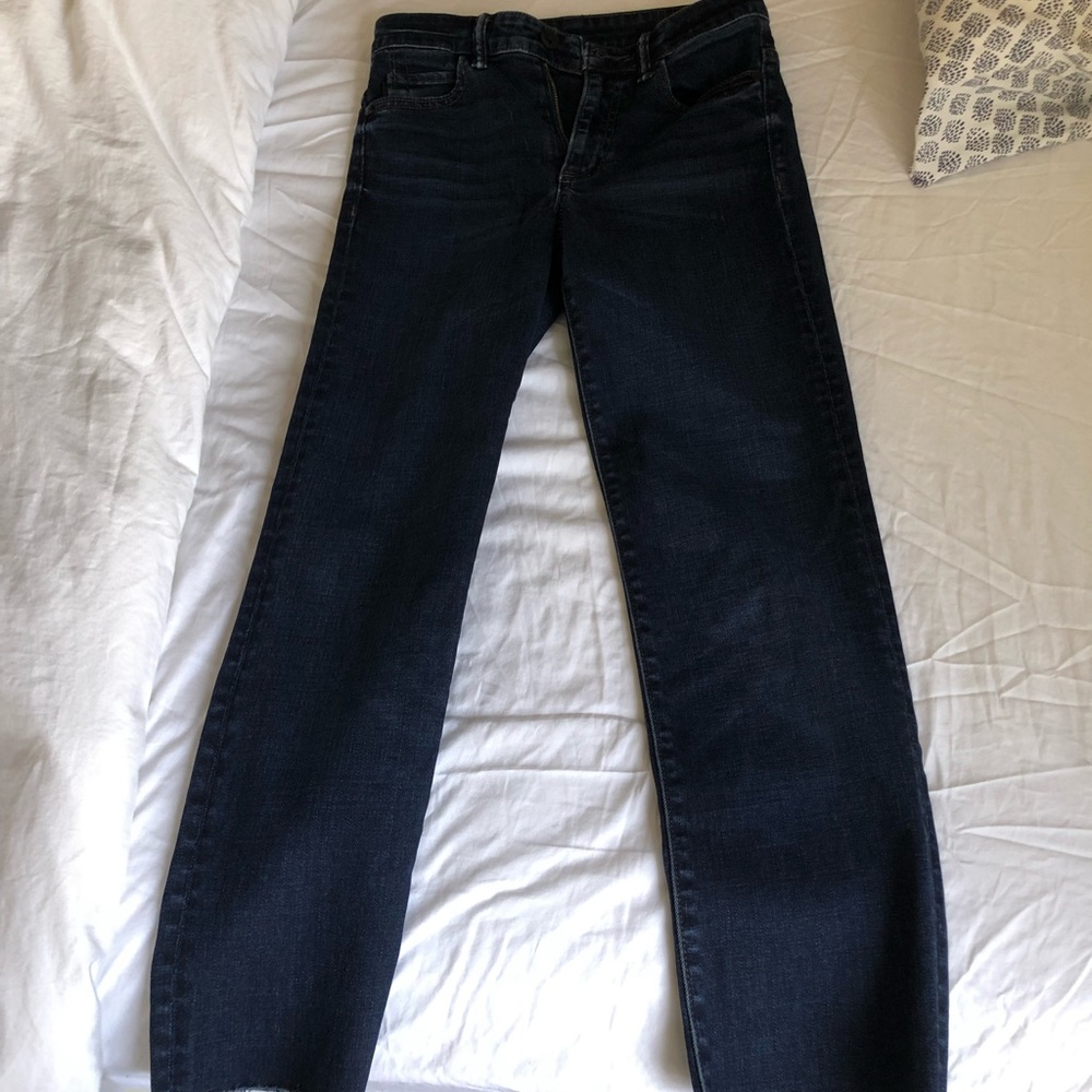 Helmut Lang Cropped Skinny Jeans